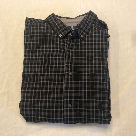 George Men's Classic Fit Long Sleeve Button-Down Shirt XL - Picture 1 of 9